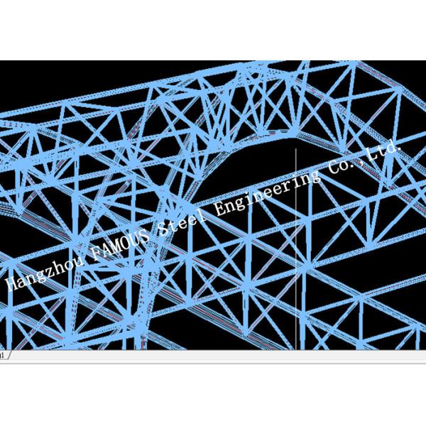Synthetic Stadium Steel Structure Building Architectural And Structural