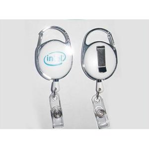 Buy cheap Eco Friendly Carabiner Retractable Badge Holder With Abs Material from wholesalers
