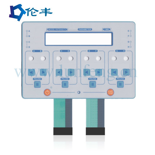 PMMA White LED Membrane Keypad With 1 Million Times Lifespan