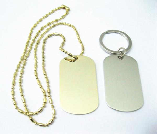 Quality Zinc Alloy Stainless Steel Dog Tags , Aluminum Material Custom Engraved Dog Tags for sale