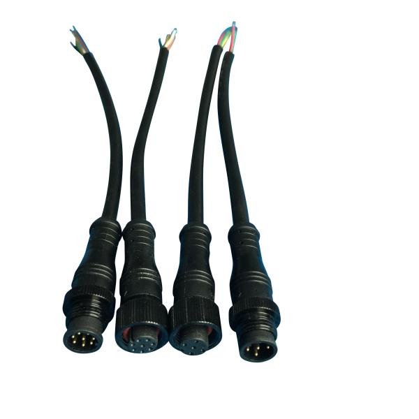 Quality M5 M8 M12 Signal Connector Sensor Cable 3 4 5 8 12 Pin Custom IP67 Waterproof Connector With Cable for sale