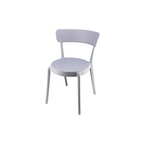 Buy cheap 50cm White Plastic Dining Chairs PP Polypropylene Scratch Resistant from wholesalers