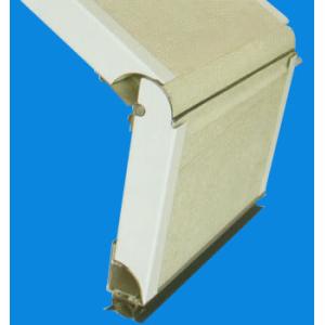 White Color Galvanized steel Garage Door For Apartments, Sandwich panel