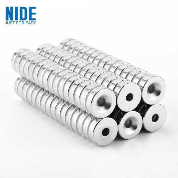 Quality Round Custom Strong Neodymium Magnets With Hole for sale