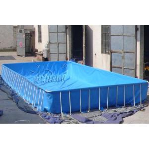 Framed Blow Up Swimming Pools , Waterproof PVC Inflatable Swimming Pool