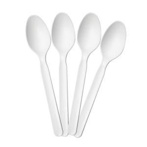 Buy cheap White Biodegradable Plastic Cutlery , Compostable Eco Friendly Disposable Cutlery from wholesalers