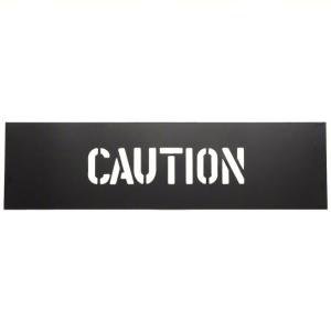 Buy cheap Custom Safety PVC Caution Stencil For Public Place Black from wholesalers
