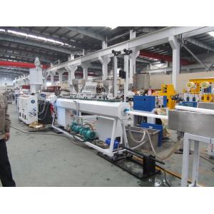Buy cheap 10m/Min Polyethylene Pipe Production Line 1200mm Width 220V 60Hz With PLC Control System from wholesalers
