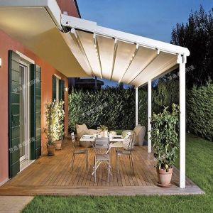 Premium Heavy-Duty Aluminum Frame Patio Awning-UV-Resistant Adjustable