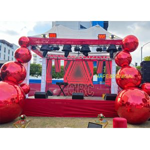 Buy cheap PVC Double-Layer Red Mirror Balloons For Corporate Gatherings & Event Decor from wholesalers