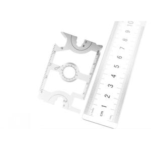 Precision Punch Stamping 70MM Sandblasting Multifunctional EDC Tool Card Knife