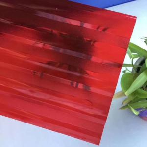 Buy cheap Impact Resistant Thermal Insulating Plastic Polycarbonate Embossed Corrugated Sheet For Construction from wholesalers