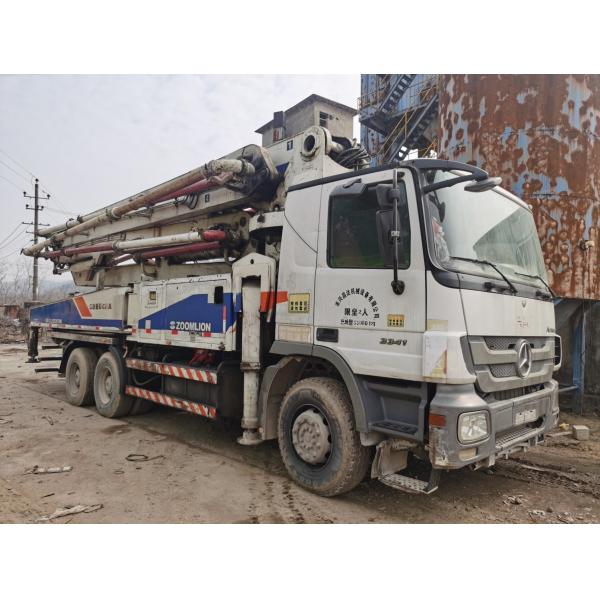 Quality White Second Hand Concrete Pump 2011 Zoomlion 47m Productivity /h for Performance for sale