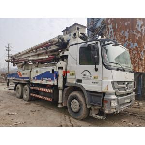 Buy cheap White Second Hand Concrete Pump 2011 Zoomlion 47m Productivity /h for Performance from wholesalers