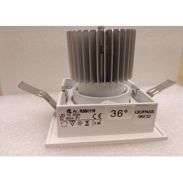 Buy cheap Square 7W 2700K LED Recessed Ceiling Downlight With Tiltable 25deg from wholesalers