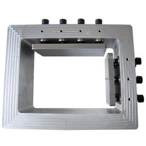 Buy cheap 160 X 160 X 60MM Segment Brazing Machine Aluminium Alloy  Sintering Frame For Segment product