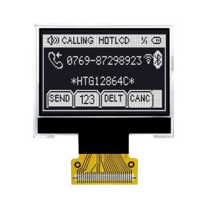 Buy cheap Durable 128X64 COG LCD Module Graphic ST7565R With White Side Backlight HTG12864C from wholesalers