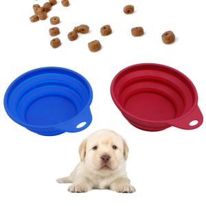 Buy cheap Collapsible Silicone Dog Pet Bowl For Feeding Foldable Bowls product