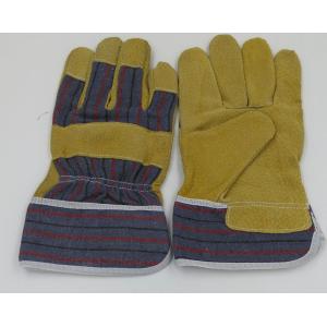 Buy cheap 10 inch pig Leather with cotton back Working Gloves from wholesalers