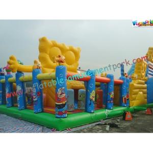 Buy cheap Spongebob Giant Inflatable Amusement Park , Inflatable Big Funcity Games from wholesalers