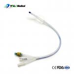 Buy cheap Medical Disposable Three way Silicone Urethral Catheter with Balloon from wholesalers