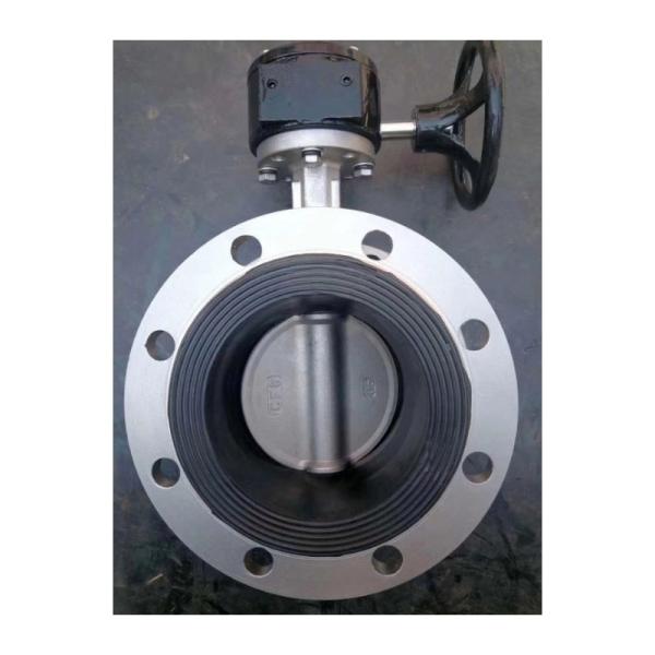 Quality Pneumatic 10 Inch Butterfly Valve with Worm Gear and Pin Type Temperature Adjustment for sale