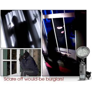 Flood Light IR Night Vision Human Body PIR DVR Camera Intruder Deterrent W/