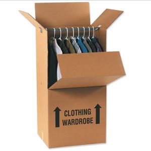 Buy cheap Ultra-Portable Closet Carton with Triple-Layer Hanging Support Structure from wholesalers