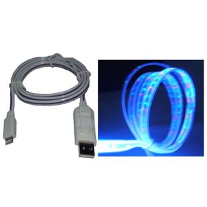 Buy cheap Clear Flat  Multicolor Glowing Optical Cable To 8 Pin Cable for IPhone5/iPad4/iPad Mini from wholesalers