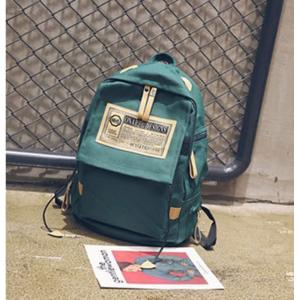 Buy cheap Custom new wholesale fashion Korean school boys custom canvas shoulder bag female large capacity travel backpack from wholesalers