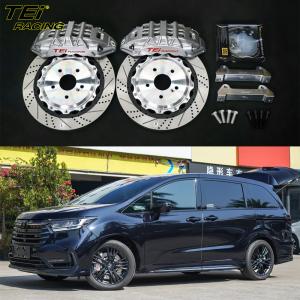 Buy cheap Front Big Brake Kit 6 Piston Caliper With 355x28mm Rotor BBK Auto Brake System For Honda Odyssey 18 Inch Car Rim from wholesalers