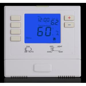 Buy cheap 24V Electronic Room Thermostat Heat And Cool With Bule Blacklight from wholesalers