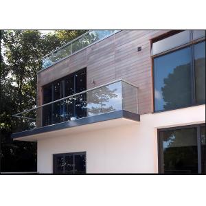 China Modern Aluminum Glass Balcony Railing - Corrosion Proof & Quick Assembly on sale