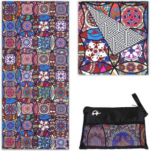 Buy cheap Microfiber Material Printed Beach Towel With Machine Washable Care Instructions from wholesalers