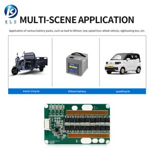 Buy cheap KLS LFP BMS for EV, Electric Scooter - 4S 12V LiFePO4 BMS, 10A - 80A Lipo Lithium Battery Management System from wholesalers