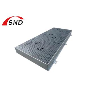 EN124 D400 Ductile Iron Manhole Cover with Double Triangle Design for Drain Away