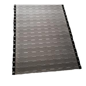 Buy cheap Chain Flat Wire Mesh Conveyor Belt Metal Plate Cooling With Baffle Plate Conveyor Belt from wholesalers