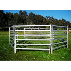 Buy cheap Pre Hot Dipped Galvanized Sheep Cattle Panels Livestock Fence Panels 5Rails With Oval Tube 30X60MM from wholesalers