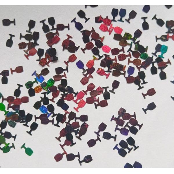 Buy cheap Chinese Year Occasion Red Wine Glass with LED Glitter Shapes and 5cm Plastic Number Design in Plastic Bags MOQ 100pcs from wholesalers