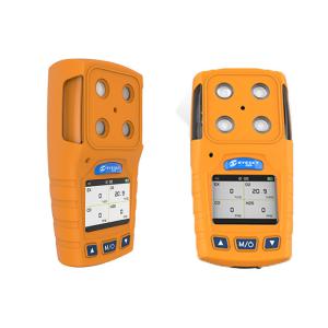 Buy cheap PC TPU Body Portable Multi Gas Detector Wireless Transmission / Print Function from wholesalers