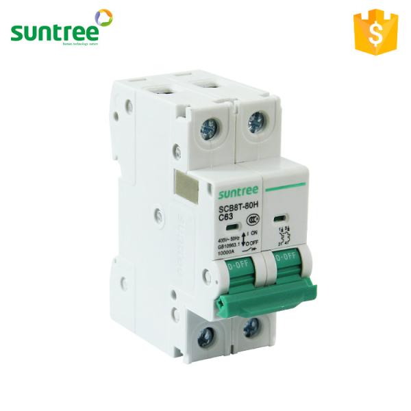 Quality IEC Rail Installation 10kA 80A MCB Circuit Breakers for sale
