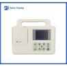 12 Channel ECG Waveforms Portable Medical ECG Machine 3.5 Inch ECG Machine With Leads for sale