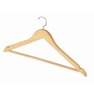 Buy cheap BSCI  37.3cm 2 Layers Wooden Multi  Trouser Clamp Hangers from wholesalers