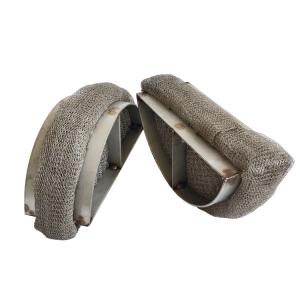 High Filtering Wire Mesh Demister Rust Resistance 100mm 150mm Thickness