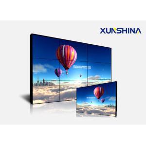 China Advertising Screen 3x3 55 inch Nearly Seamless Video Wall with Bezel 3.5mm on sale