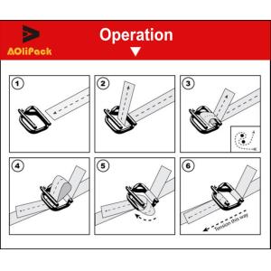 Buy cheap 8.5 Tons  Force 500m 1250kg Woven Polyester Strapping from wholesalers