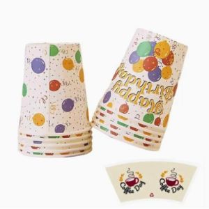 Paper Manufacturer Food Grade Custom Size Disposable PE PLA Beverage Paper Cup