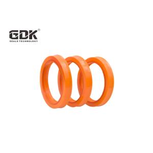 GDK Hydraulic Cylinder Piston Seal PU Material Orange Colour Hallite Seal For