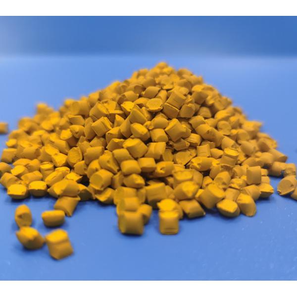 Buy cheap Yellow Color Masterbatch with 20% Pigment Loading for Plastic Molding from wholesalers