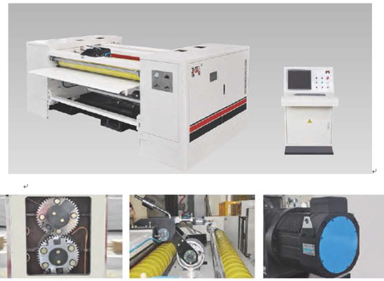 Dpack corrugator Servo NC Cutting Machine Computerized Corrugated Paperboard